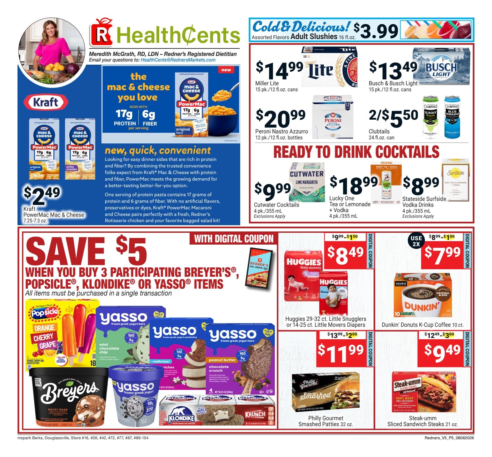 Redner's Markets (Douglassville and other locations, PA) Weekly Ad August 6 - 12, 2026