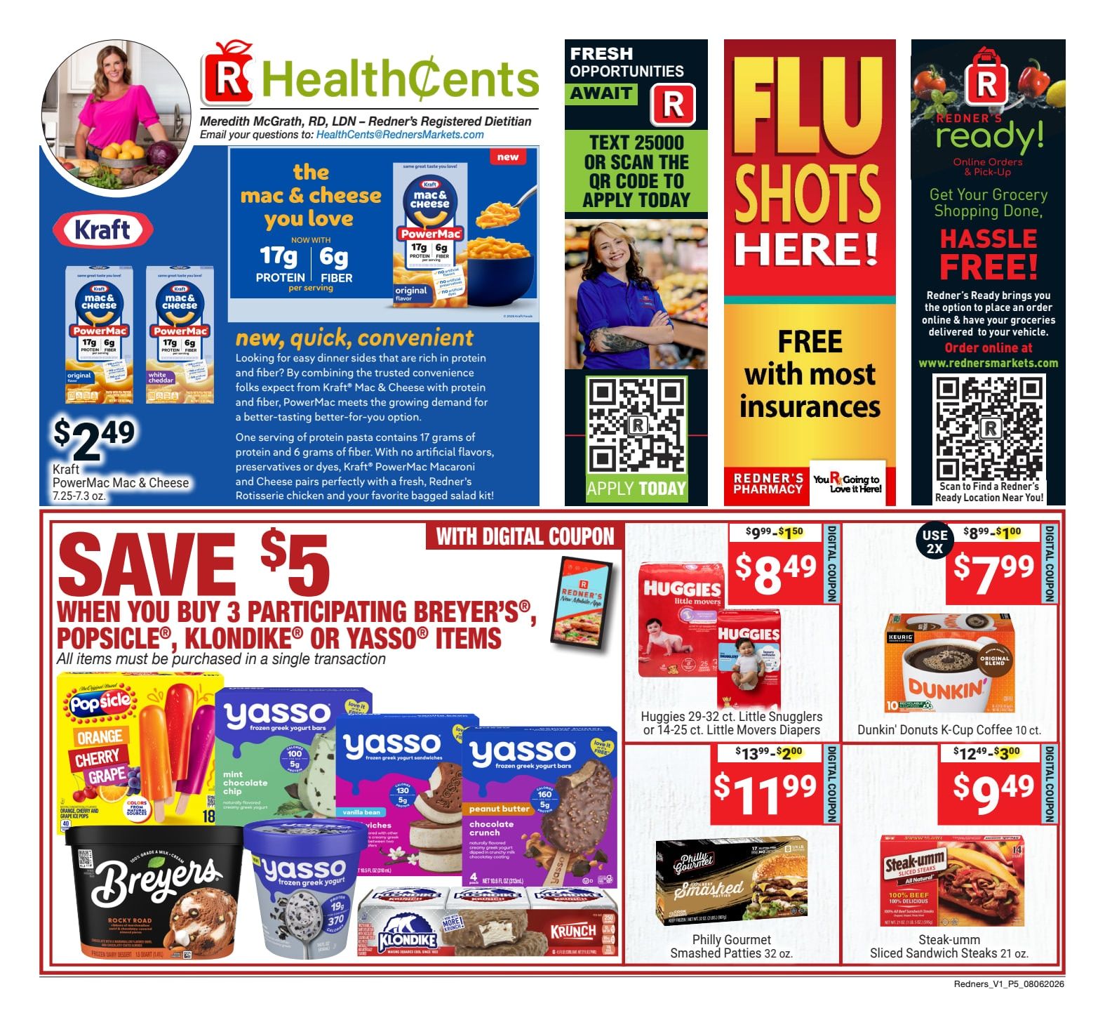 Redner's Markets (Ephrata and other locations, PA) Weekly Ad August 6 - 12, 2026
