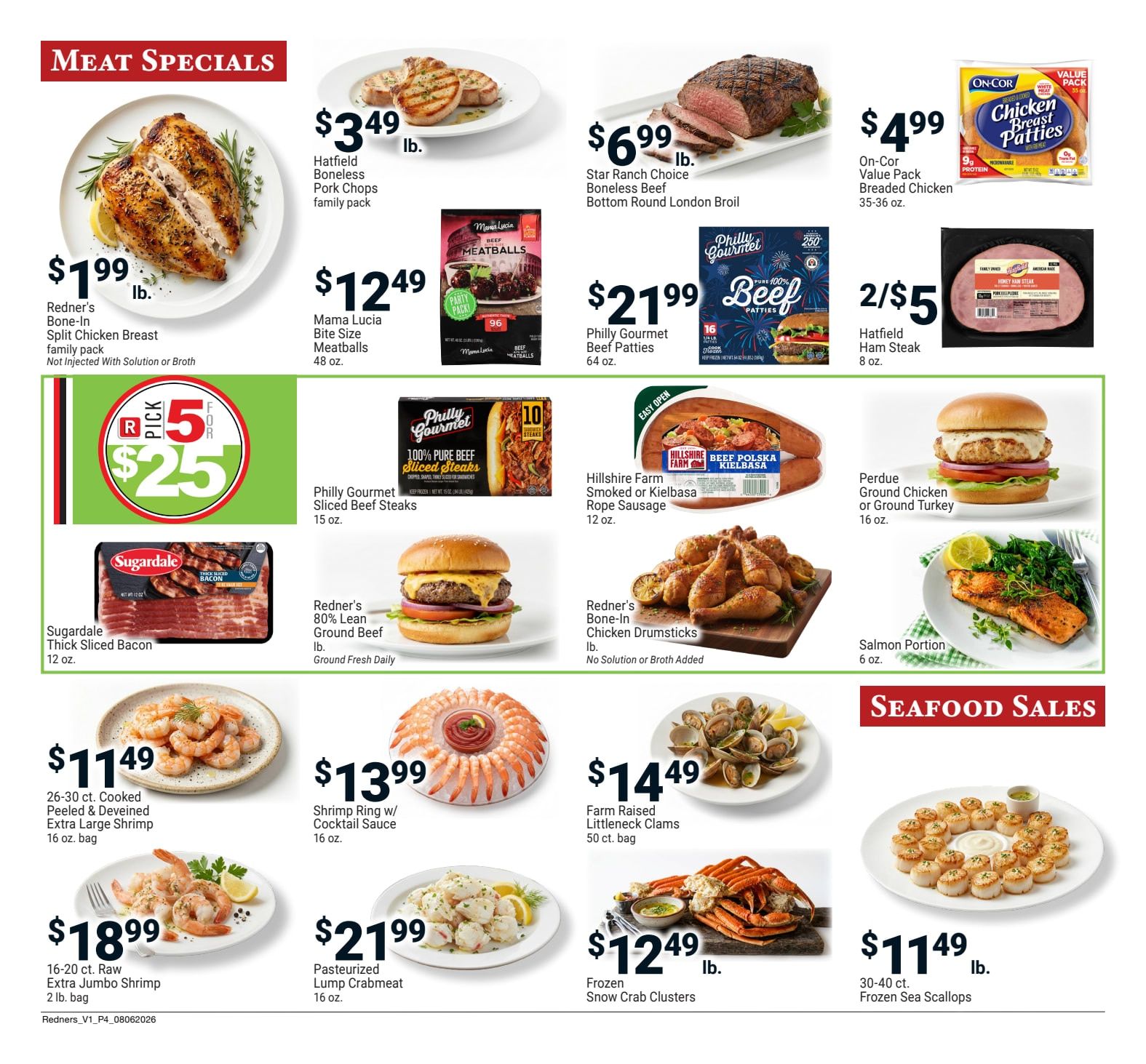 Redner's Markets (Nesquehoning, PA) Weekly Ad August 6 - 12, 2026