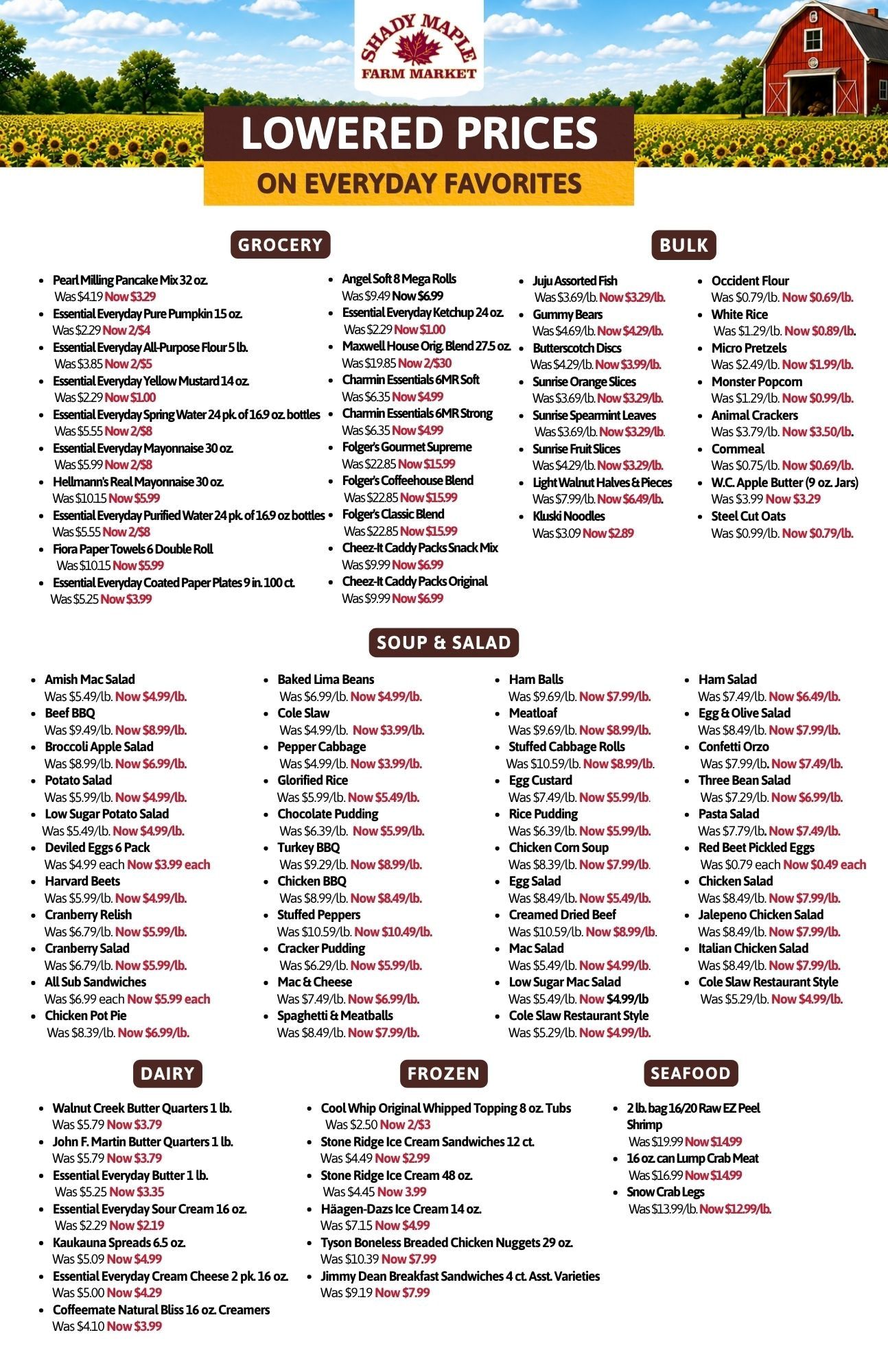 Shady Maple Weekly Ad August 5 - 11, 2026