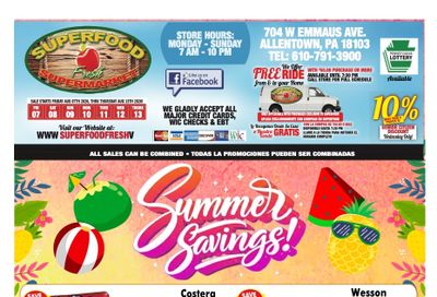 Super Food Fresh (Allentown, PA) Weekly Ad August 7 - 13, 2026