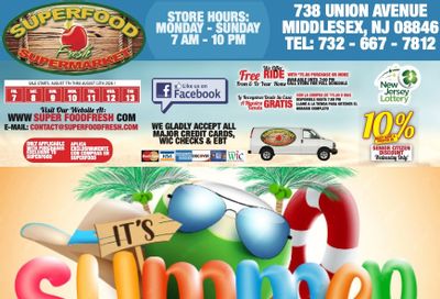 Super Food Fresh (Middlesex, NJ) Weekly Ad August 7 - 13, 2026