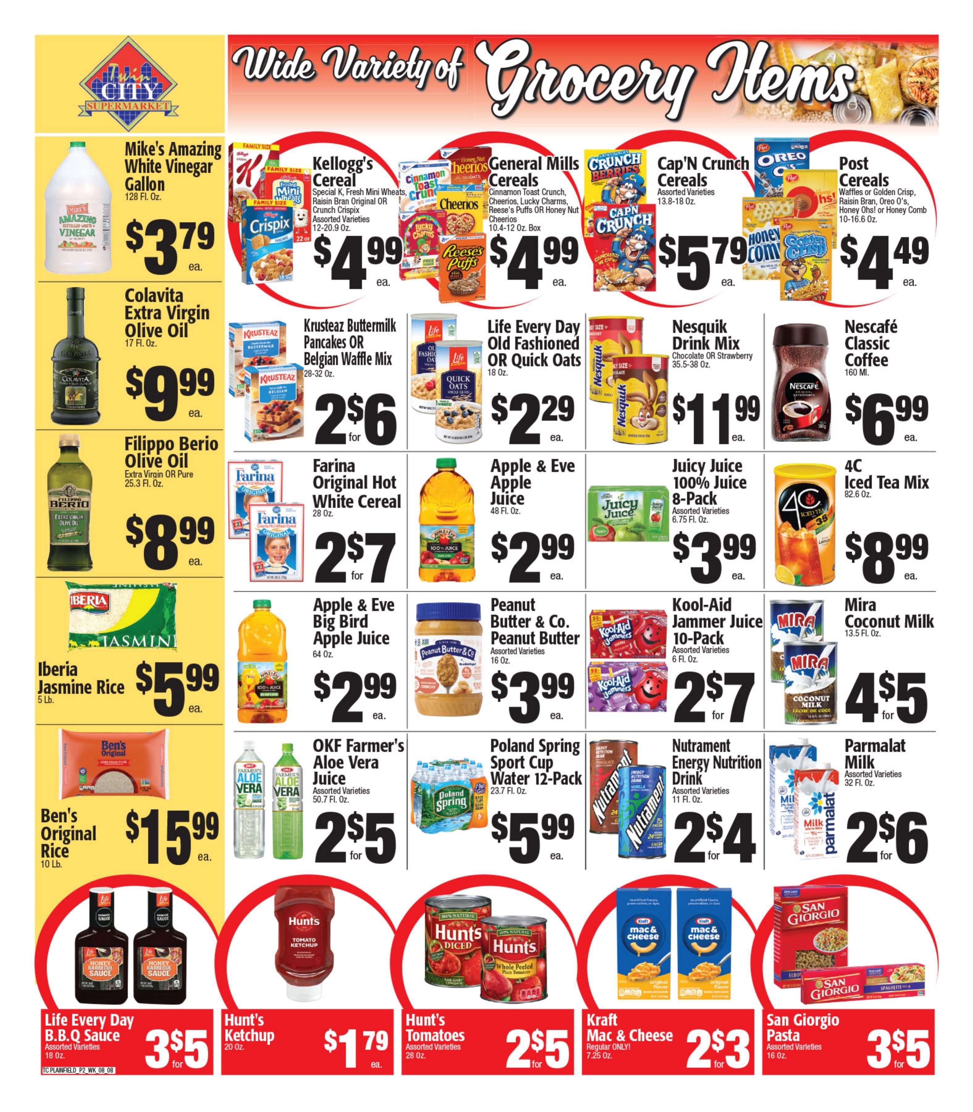 Twin City Supermarket (600 Park Avenue, Plainfield, NJ) Weekly Ad August 8 - 14, 2026