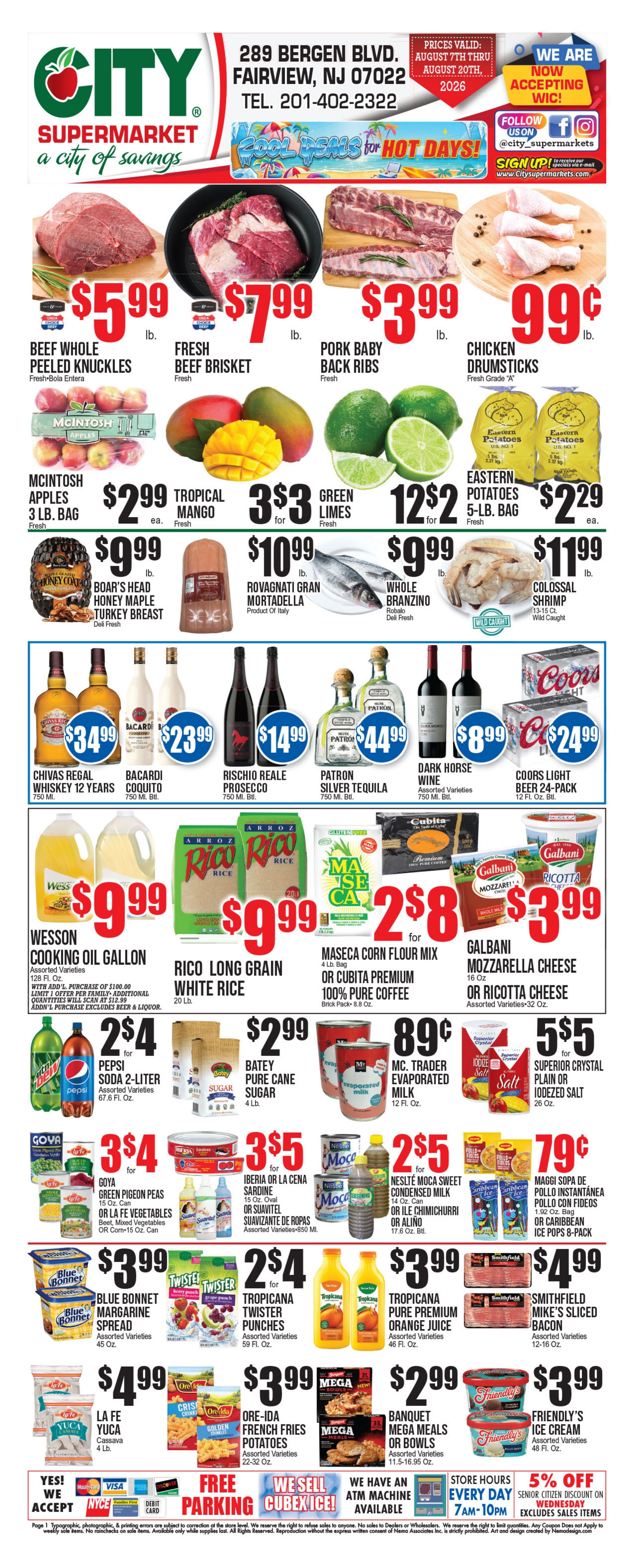City Supermarkets (Fairview, NJ) Weekly Ad August 7 - 20, 2026