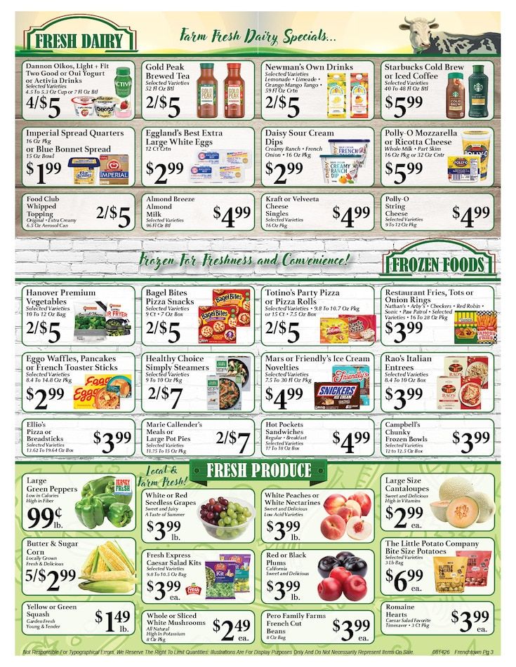 Frenchtown Market Weekly Ad August 14 - 20, 2026