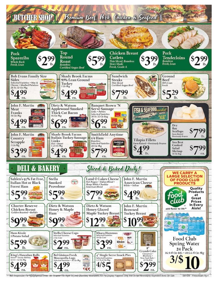 Frenchtown Market Weekly Ad August 14 - 20, 2026