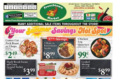 Frenchtown Market Weekly Ad August 7 - 13, 2026