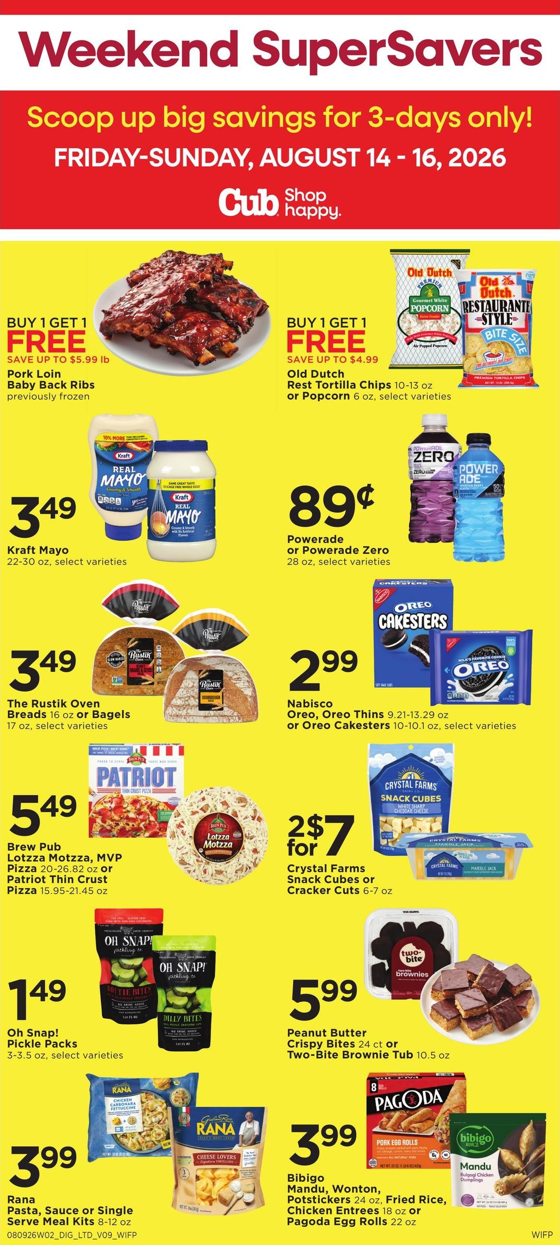 Cub Foods (Rockford–Durand Area, IL) Weekly Savings Weekly Ad August 9 - 15, 2026