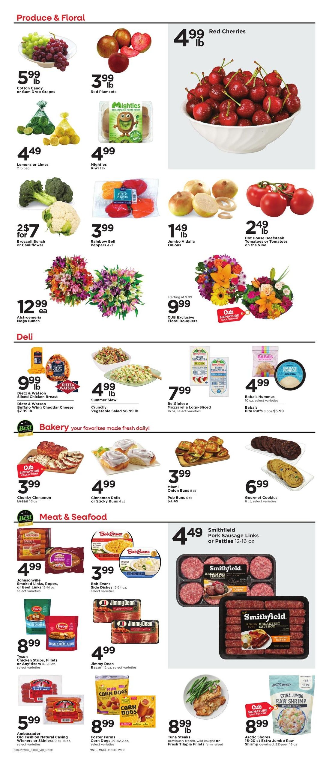 Cub Foods (Rockford–Durand Area, IL) Weekly Savings Weekly Ad August 9 - 15, 2026