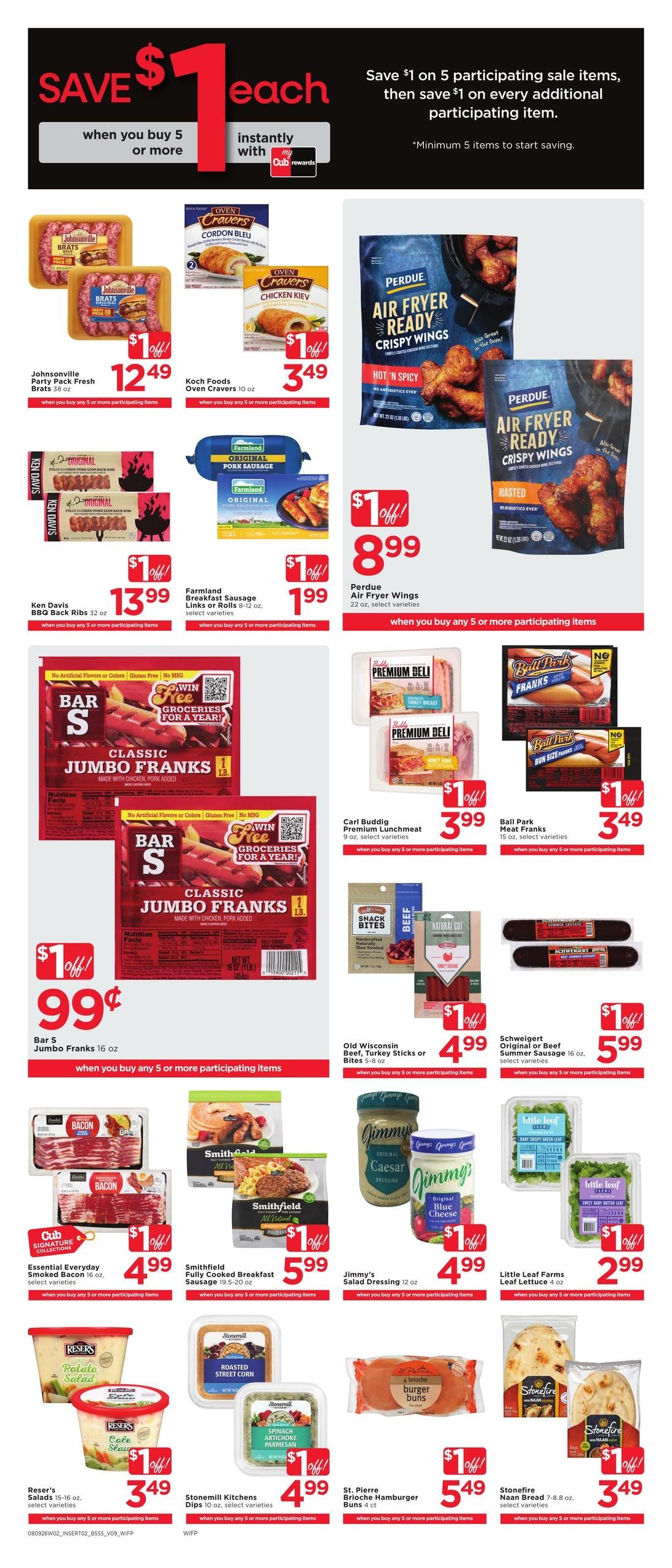 Cub Foods (Rockford–Durand Area, IL) Weekly Savings Weekly Ad August 9 - 15, 2026