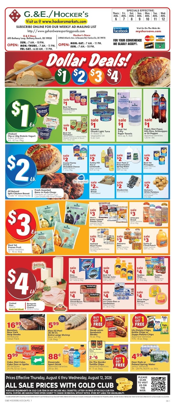 Hocker's Markets Weekly Ad August 6 - 12, 2026