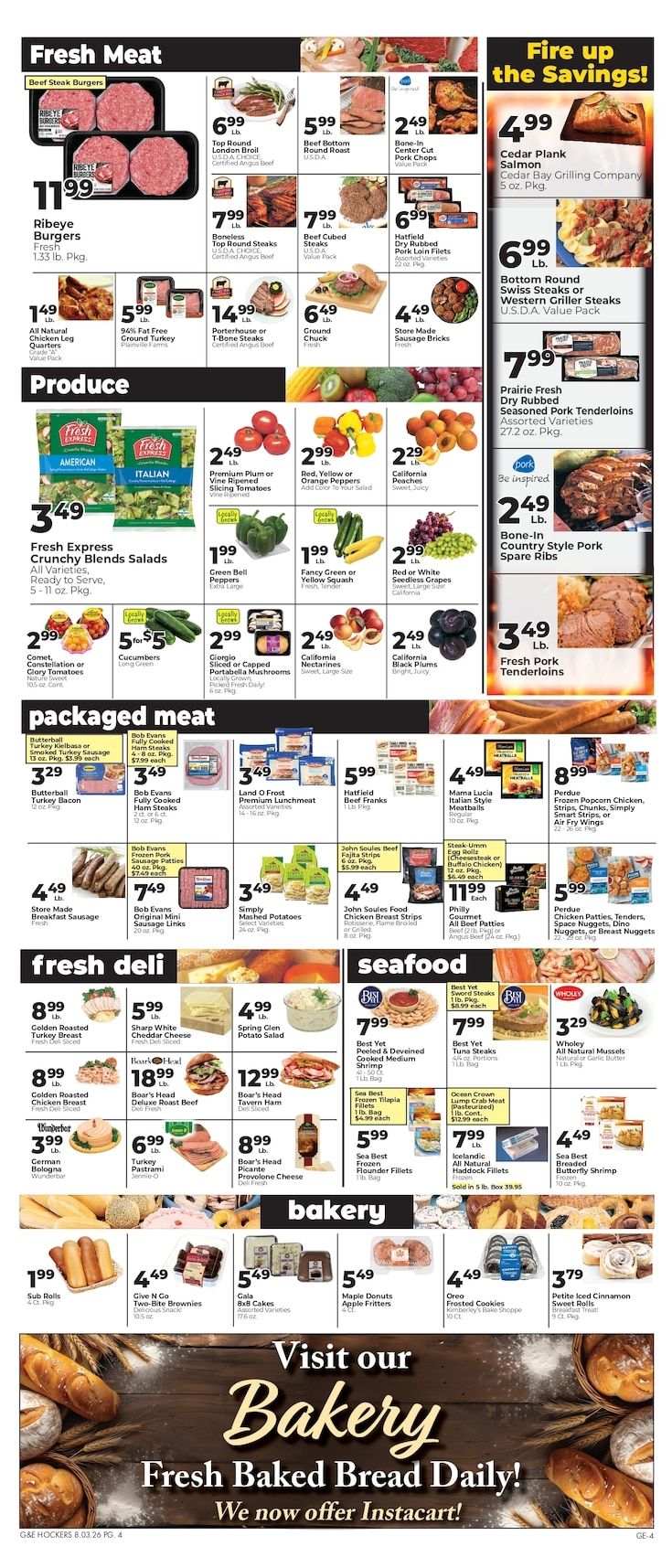 Hocker's Markets Weekly Ad August 6 - 12, 2026