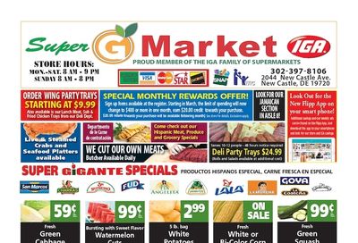 Super G Market IGA Weekly Ad August 7 - 13, 2026
