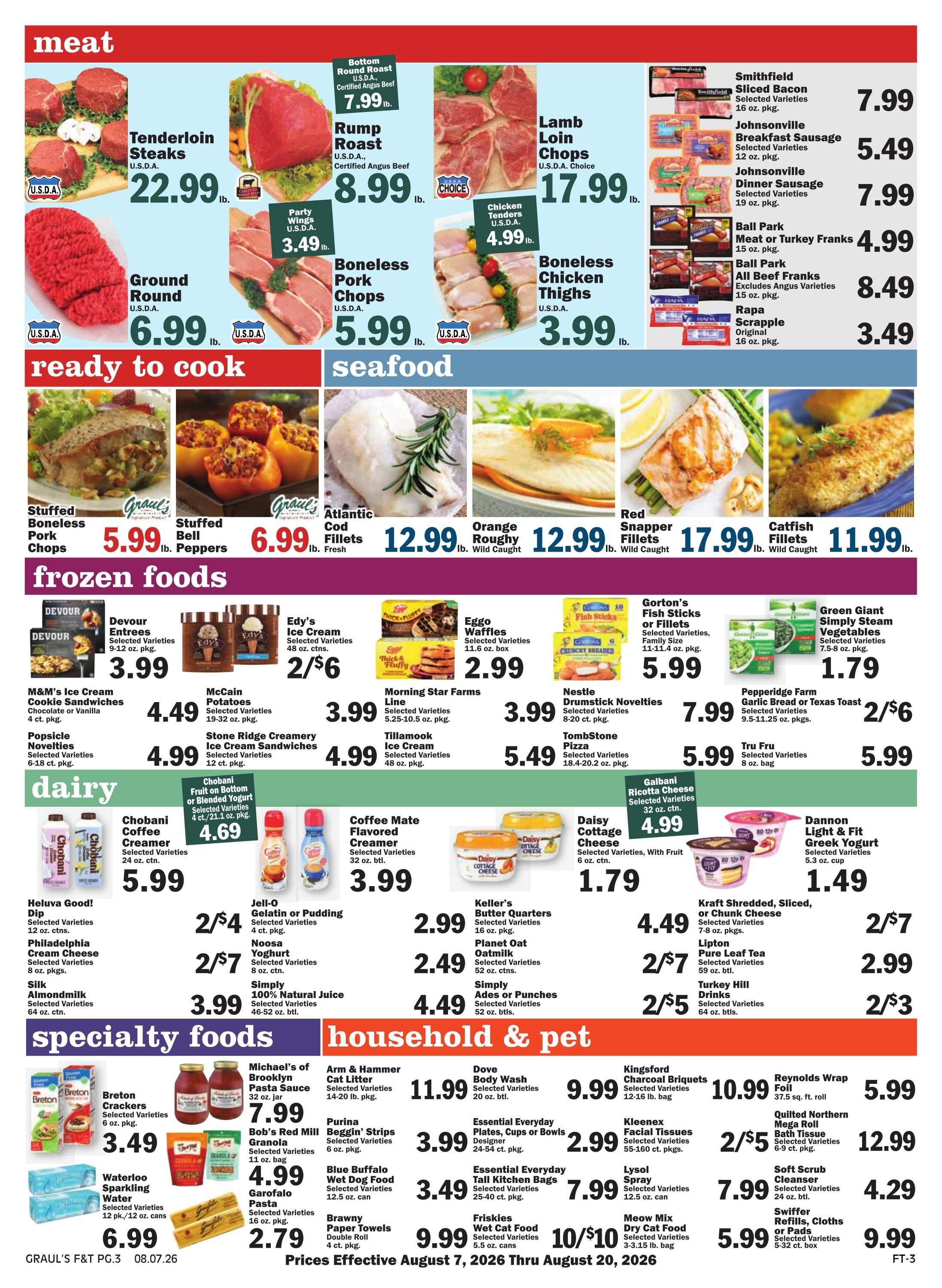 Graul's Market (Annapolis Area, MD) Weekly Ad August 7 - 20, 2026