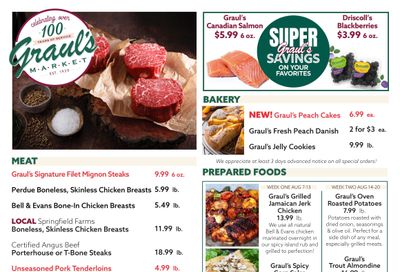Graul's Market (Lutherville and Towson, MD) Weekly Ad August 7 - 20, 2026