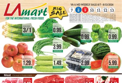 LA Mart English Weekly Ad August 7 - 13, 2026
