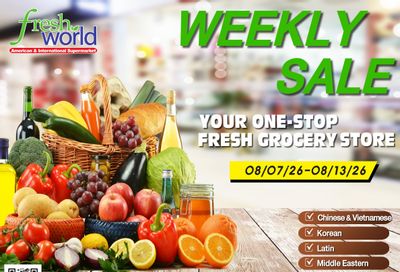 Fresh World Weekly Ad August 7 - 13, 2026