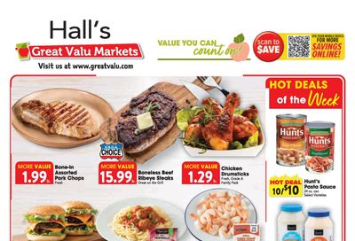 Hall's Great Valu Weekly Ad August 5 - 11, 2026