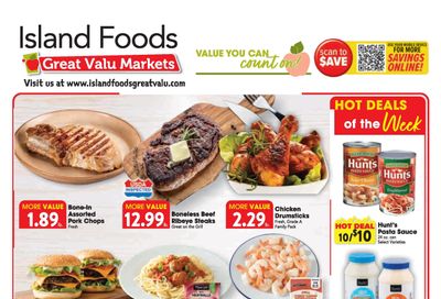 Island Foods Great Valu Weekly Ad August 5 - 11, 2026