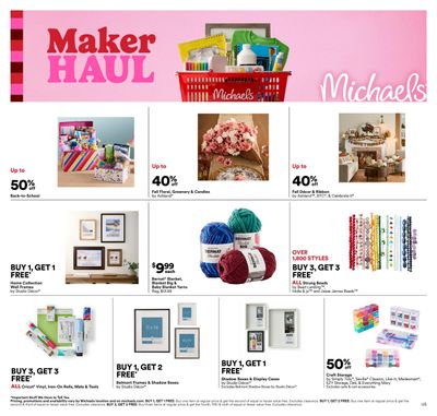 Michaels USA Weekly Ad August 9 - 15, 2026
