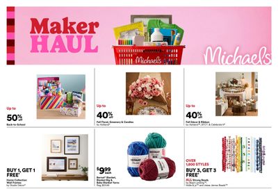 Michaels USA Weekly Ad August 9 - 15, 2026