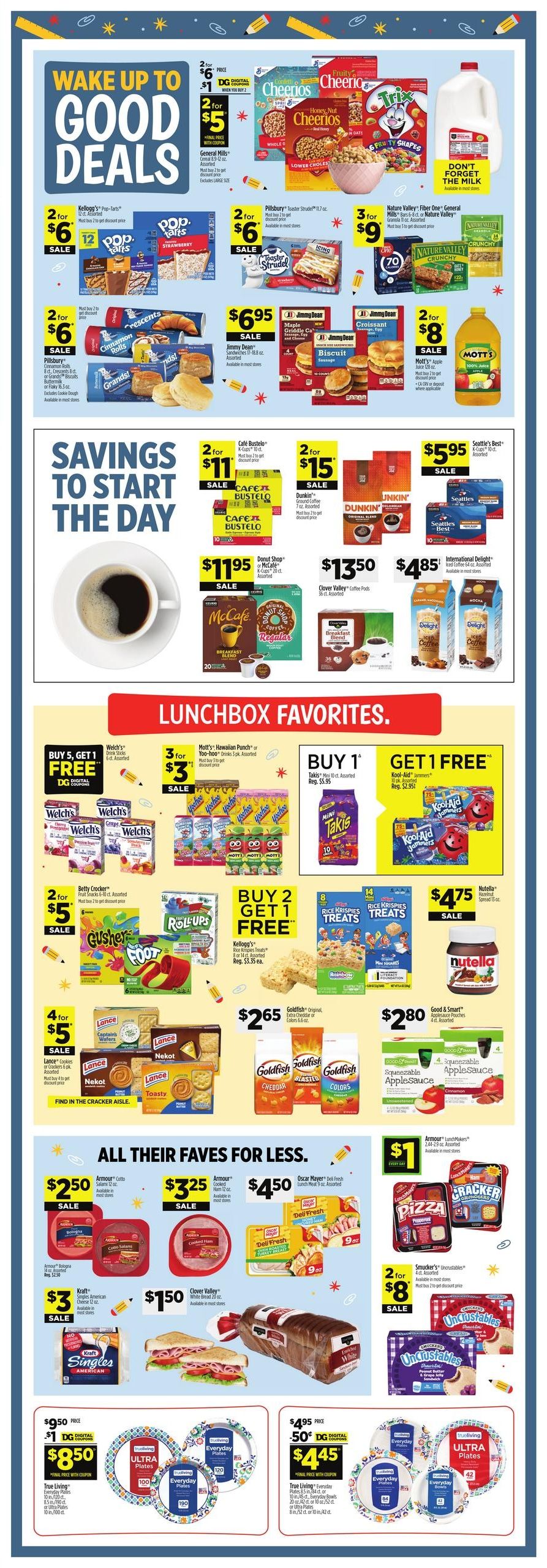 Dollar General (IL, IN, MI, NY, PA) Weekly Ad August 9 - 15, 2026