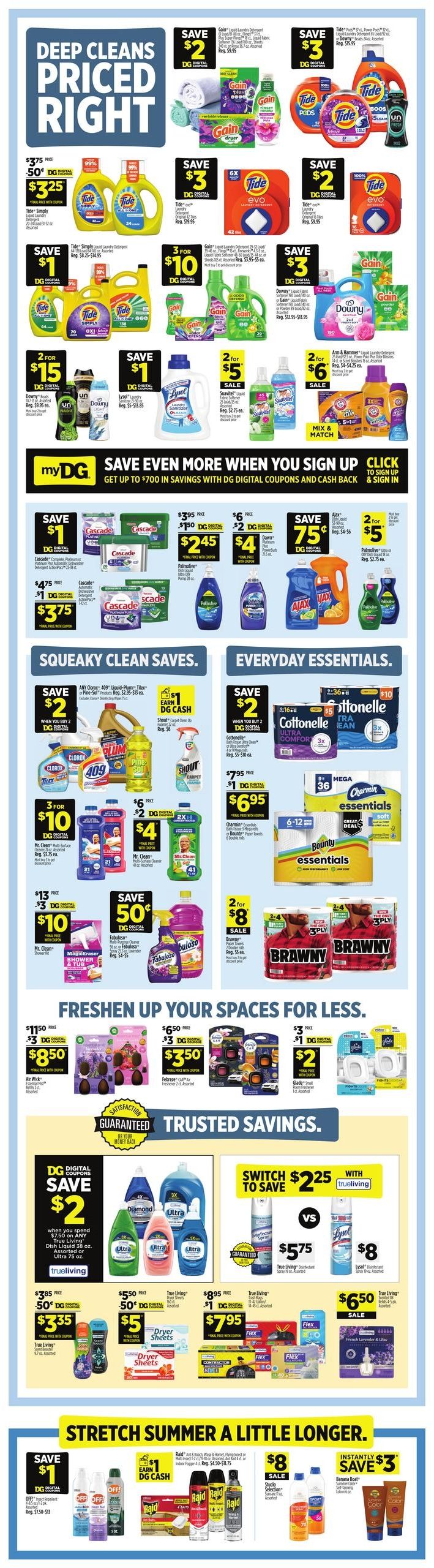 Dollar General (IL, IN, MI, MN, NY, PA) Weekly Ad August 9 - 15, 2026