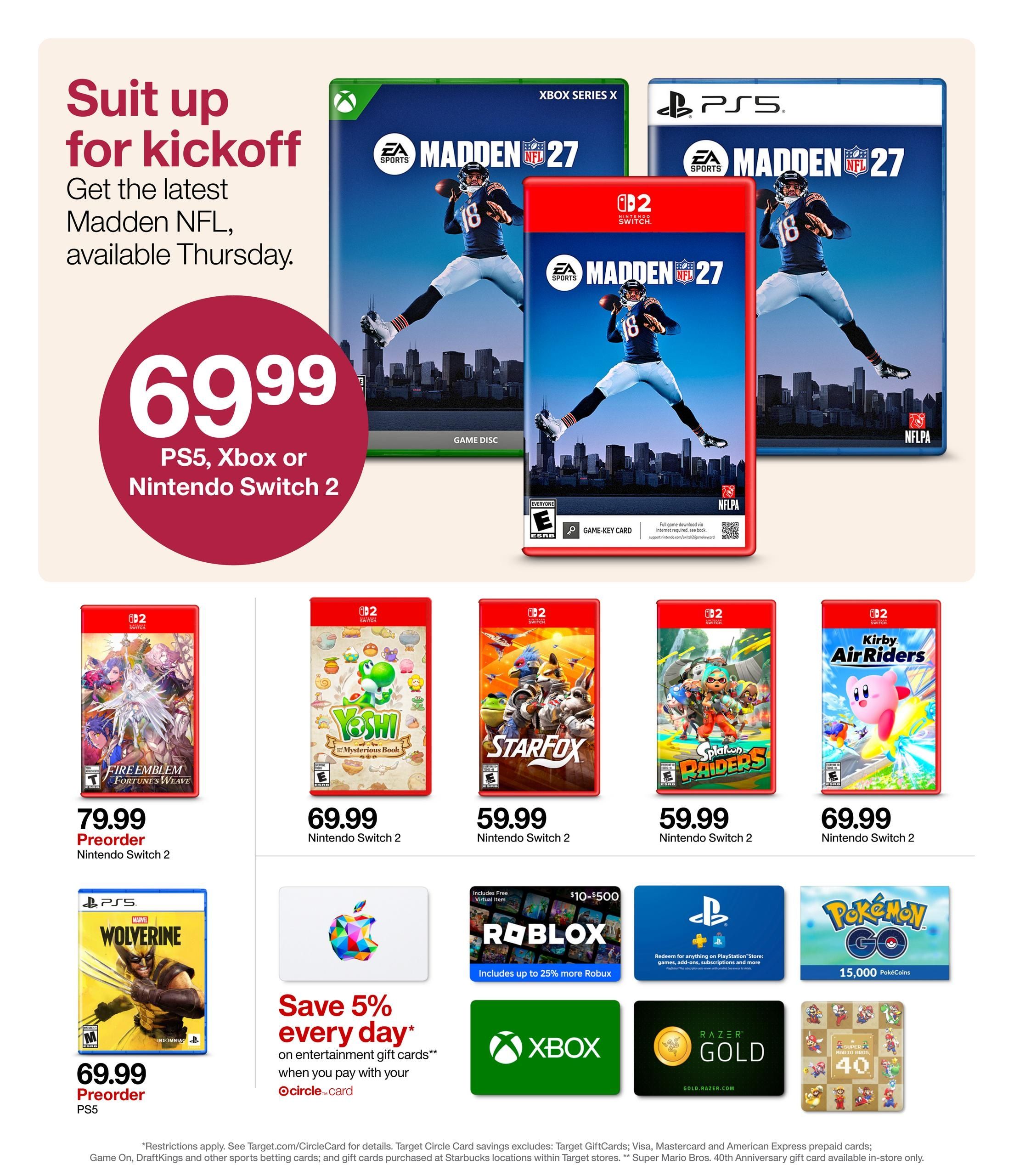 Target (Goldvein–Harrisonburg Area, VA) Weekly Ad August 9 - 15, 2026