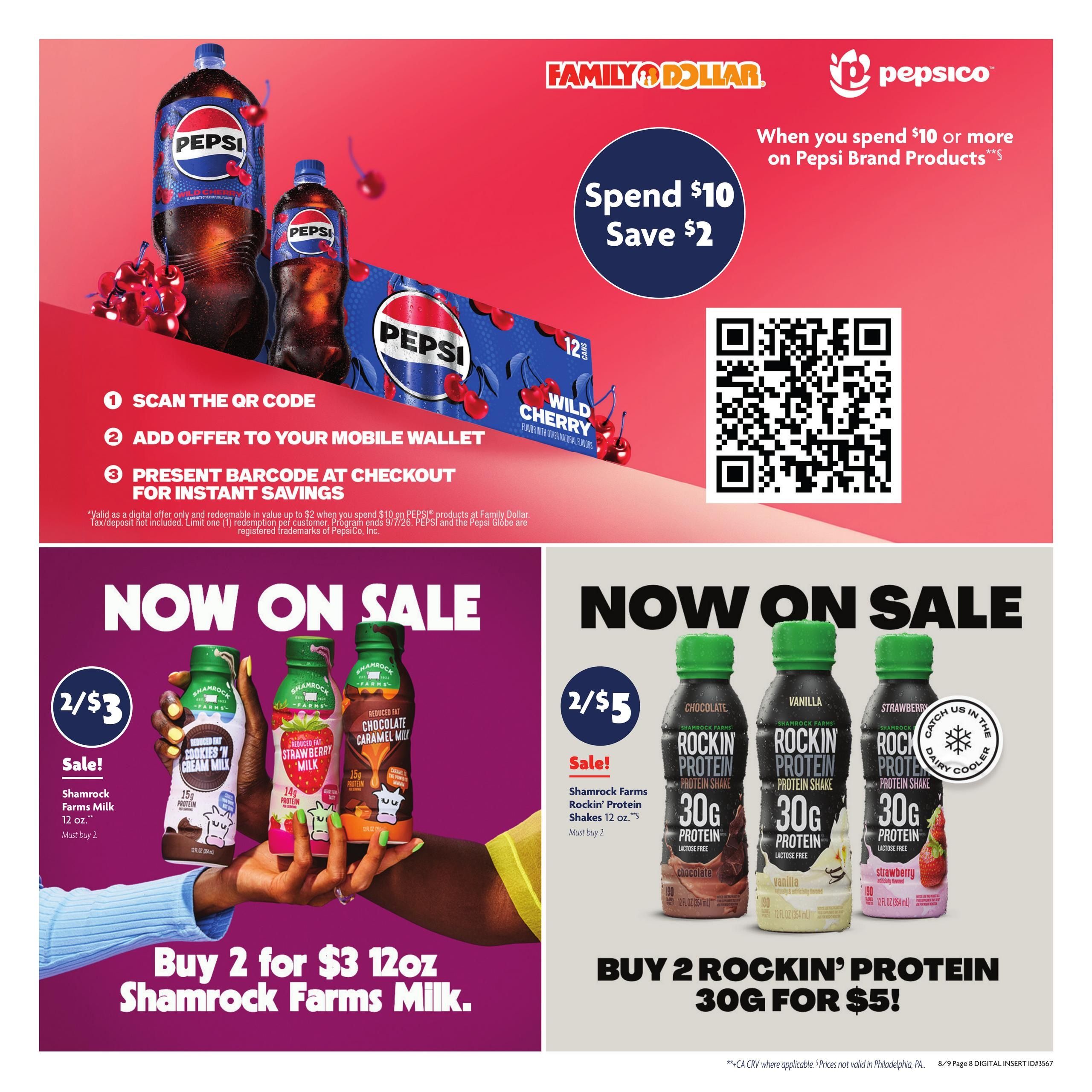 Family Dollar (Goldvein–Harrisonburg Area, VA) Weekly Ad August 9 - 15, 2026