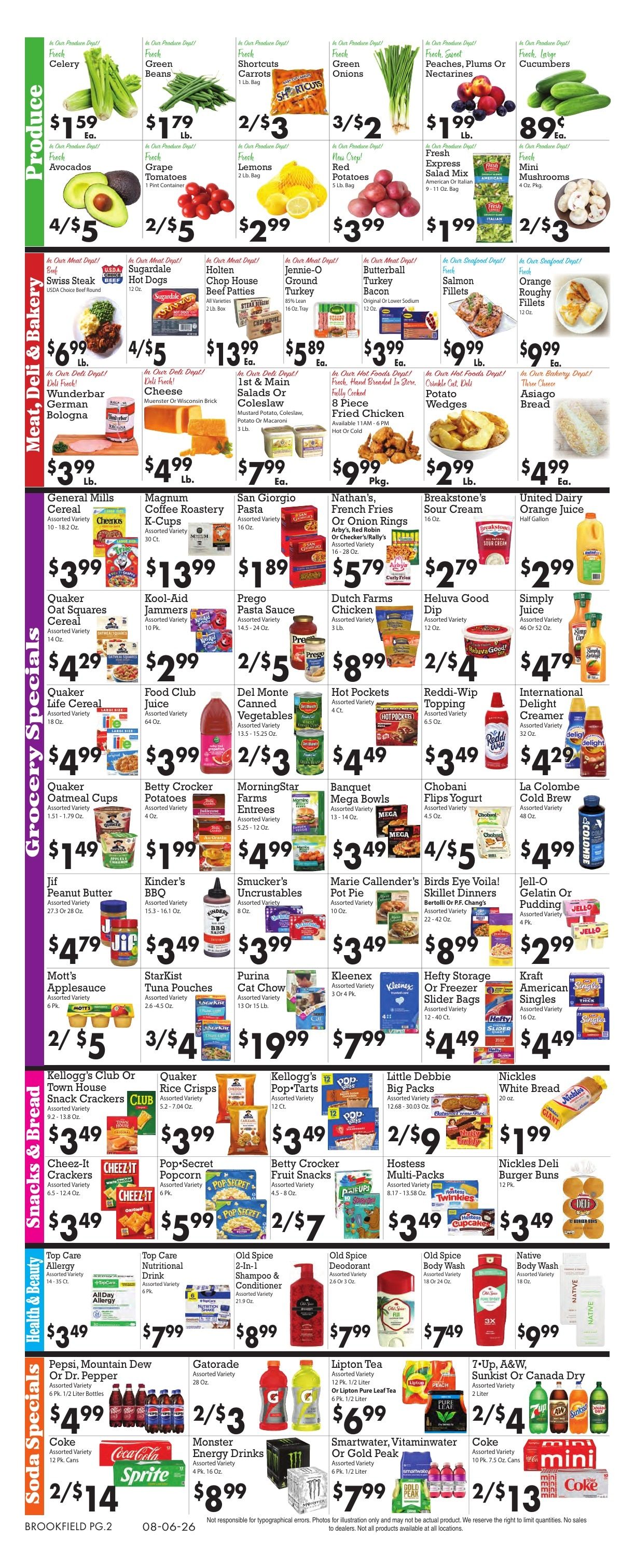 Sparkle Market (Brookfield, OH) Weekly Ad August 6 - 12, 2026