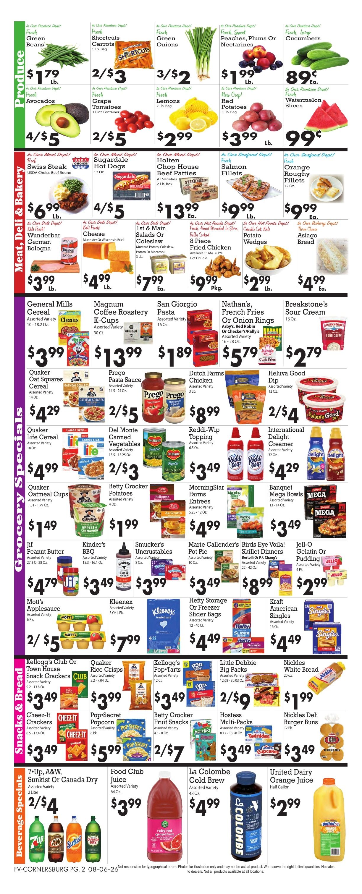Sparkle Market (Youngstown, OH) Weekly Ad August 6 - 12, 2026