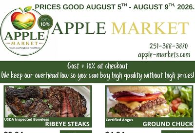 Apple Market Weekly Ad August 5 - 9, 2026