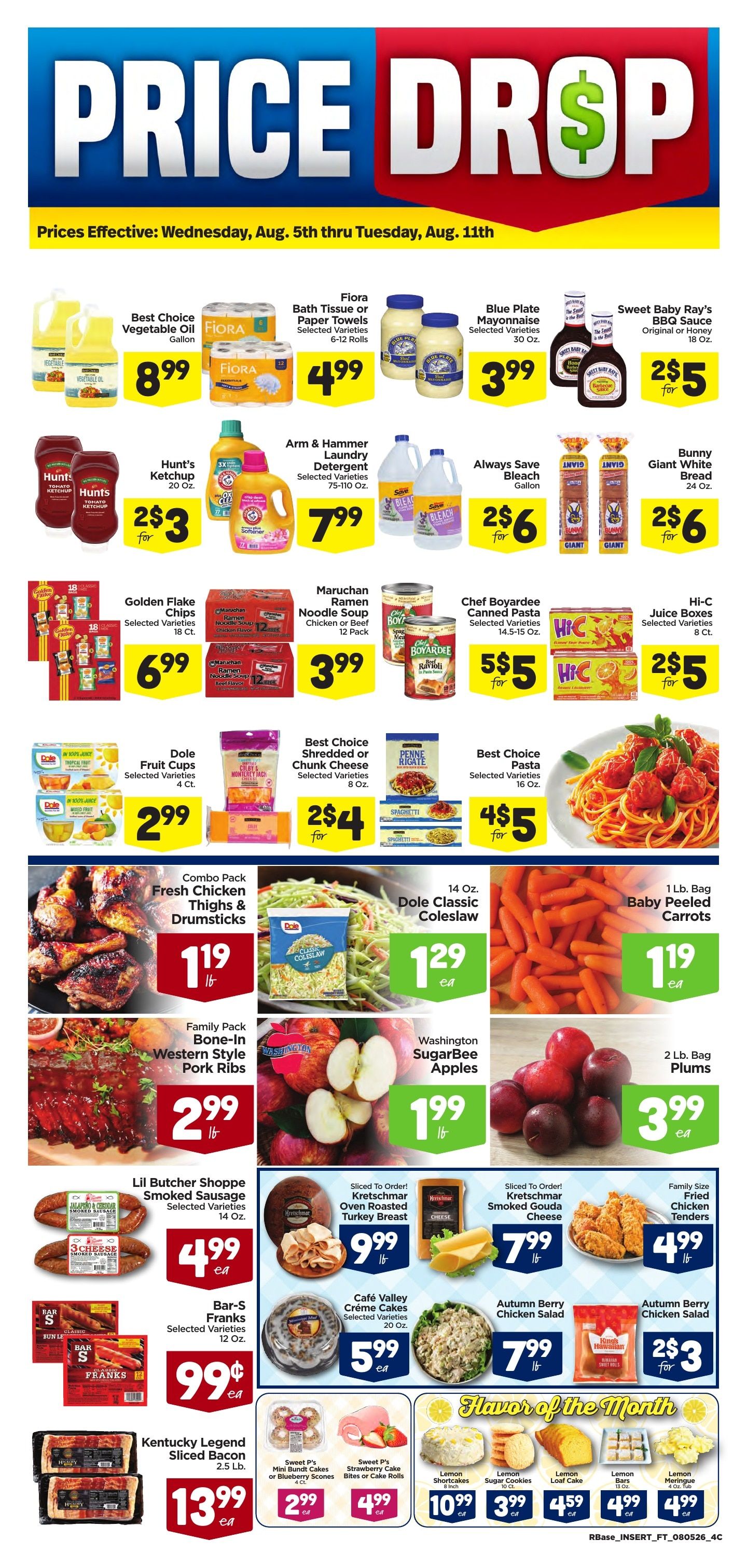 Ramey's Marketplace Weekly Ad August 5 - 11, 2026