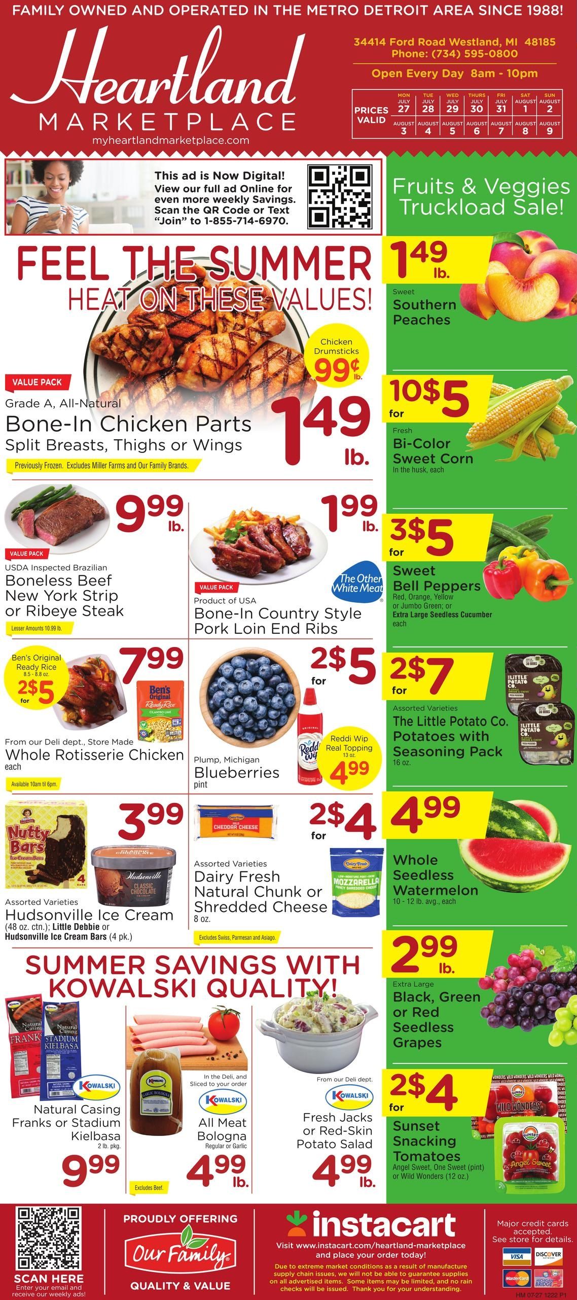 Heartland Marketplace Weekly Ad July 27 - August 9, 2026