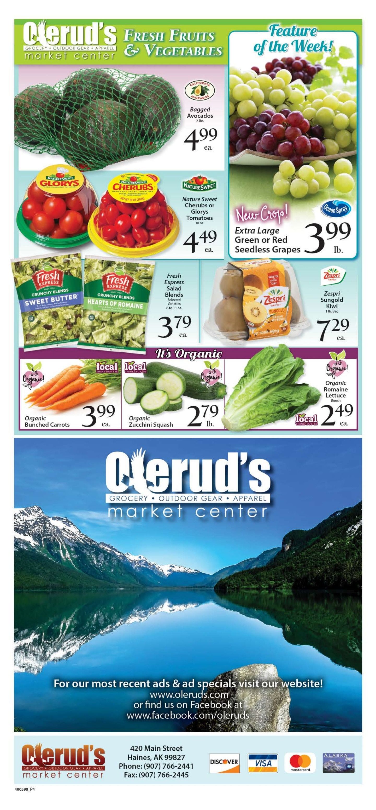 Olerud's Market Center Weekly Ad August 5 - 11, 2026