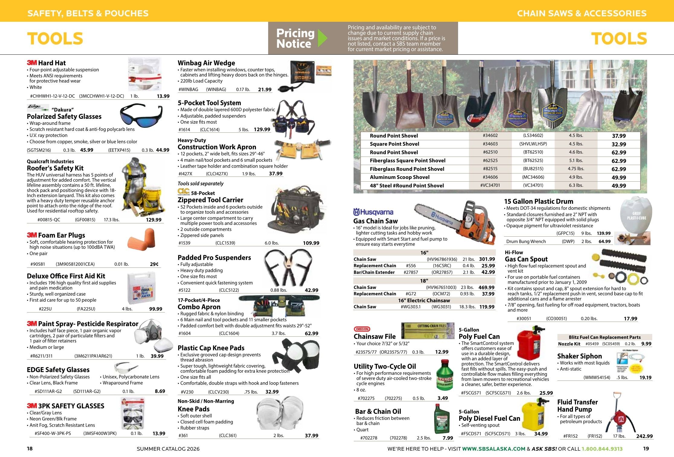 Spenard Builders Supply Summer Catalog Weekly Ad April 1 - September 30, 2026