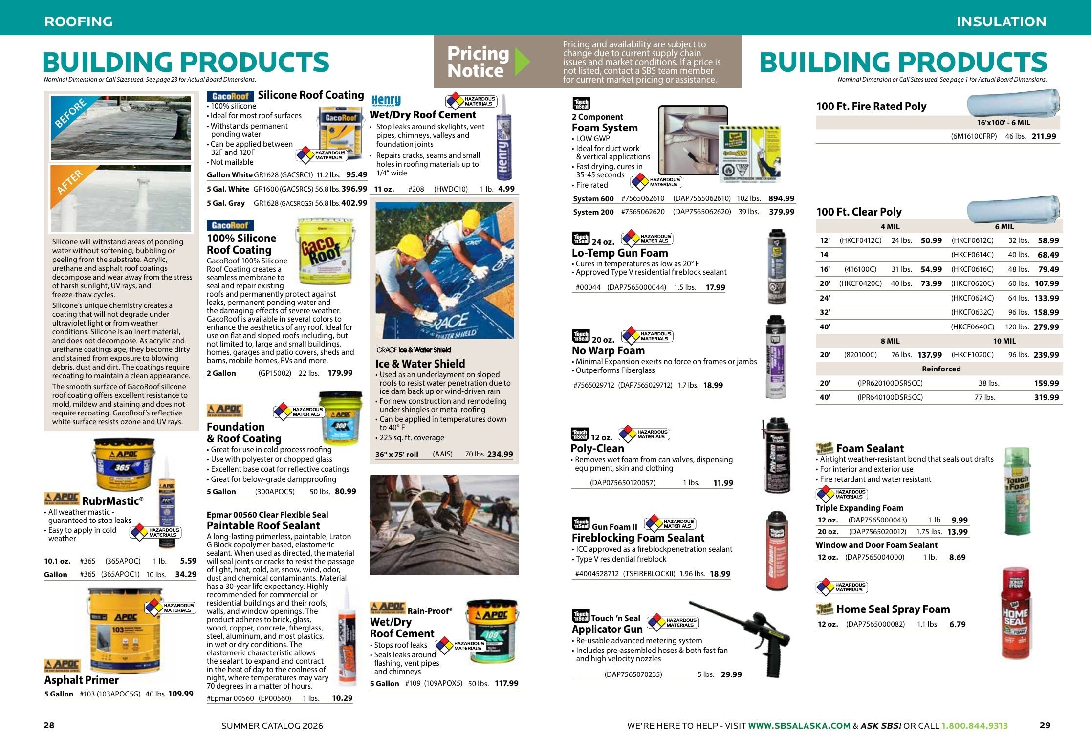 Spenard Builders Supply Summer Catalog Weekly Ad April 1 - September 30, 2026