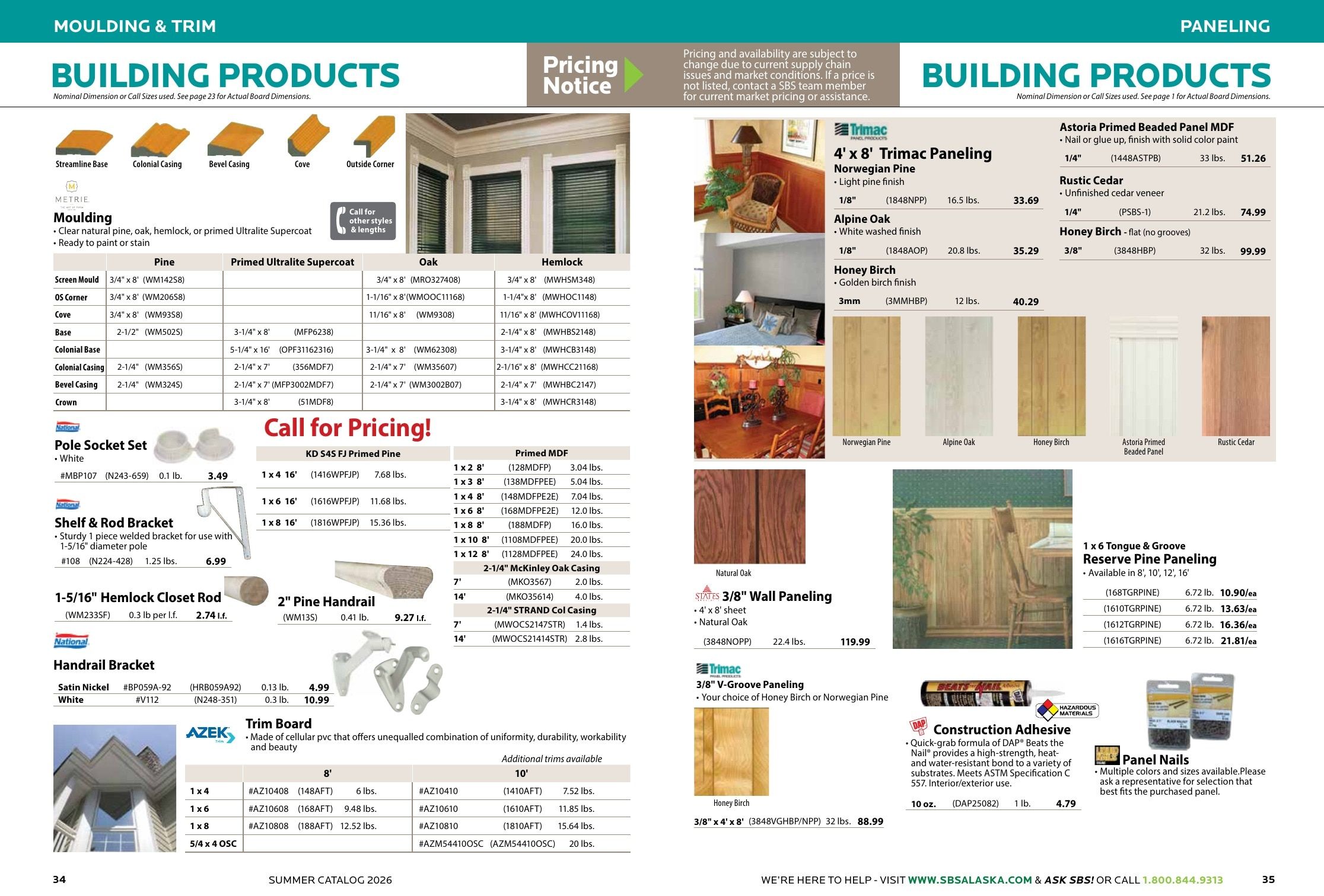Spenard Builders Supply Summer Catalog Weekly Ad April 1 - September 30, 2026