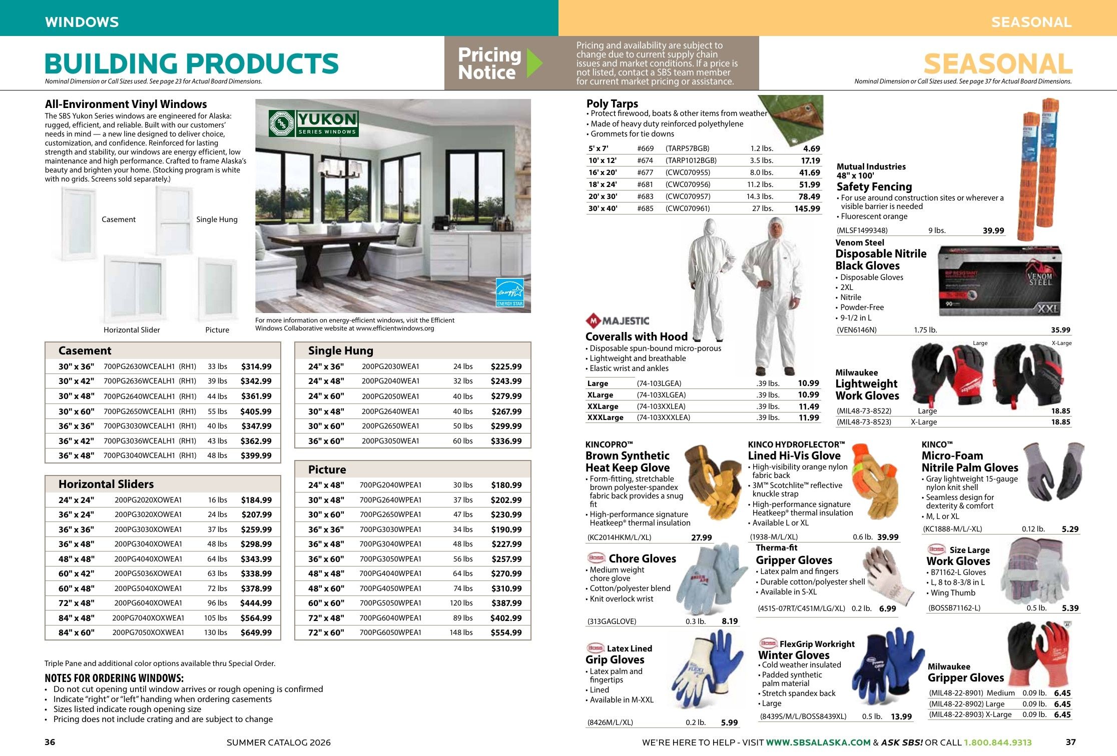 Spenard Builders Supply Summer Catalog Weekly Ad April 1 - September 30, 2026