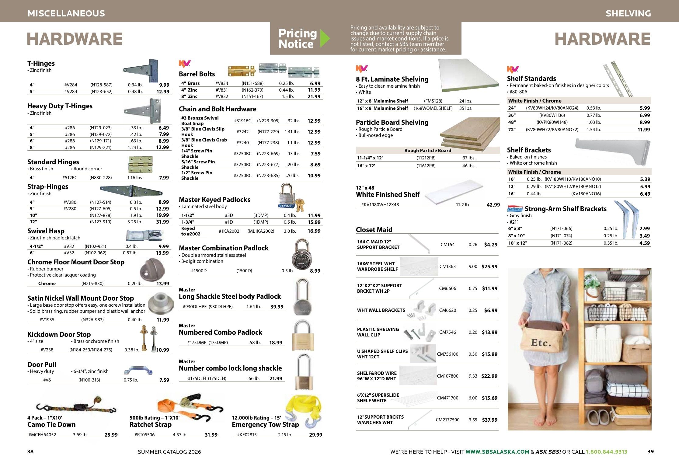 Spenard Builders Supply Summer Catalog Weekly Ad April 1 - September 30, 2026