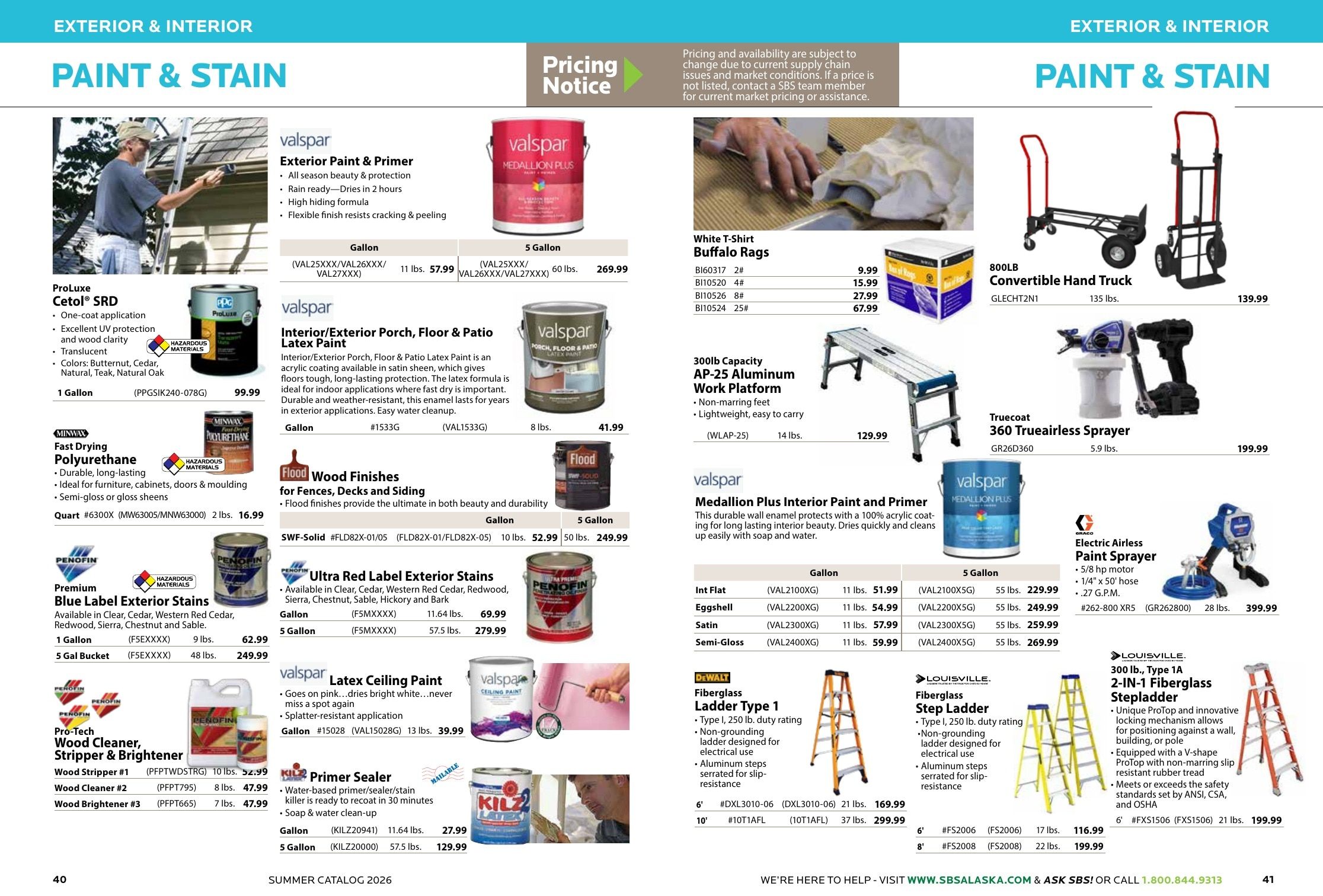 Spenard Builders Supply Summer Catalog Weekly Ad April 1 - September 30, 2026