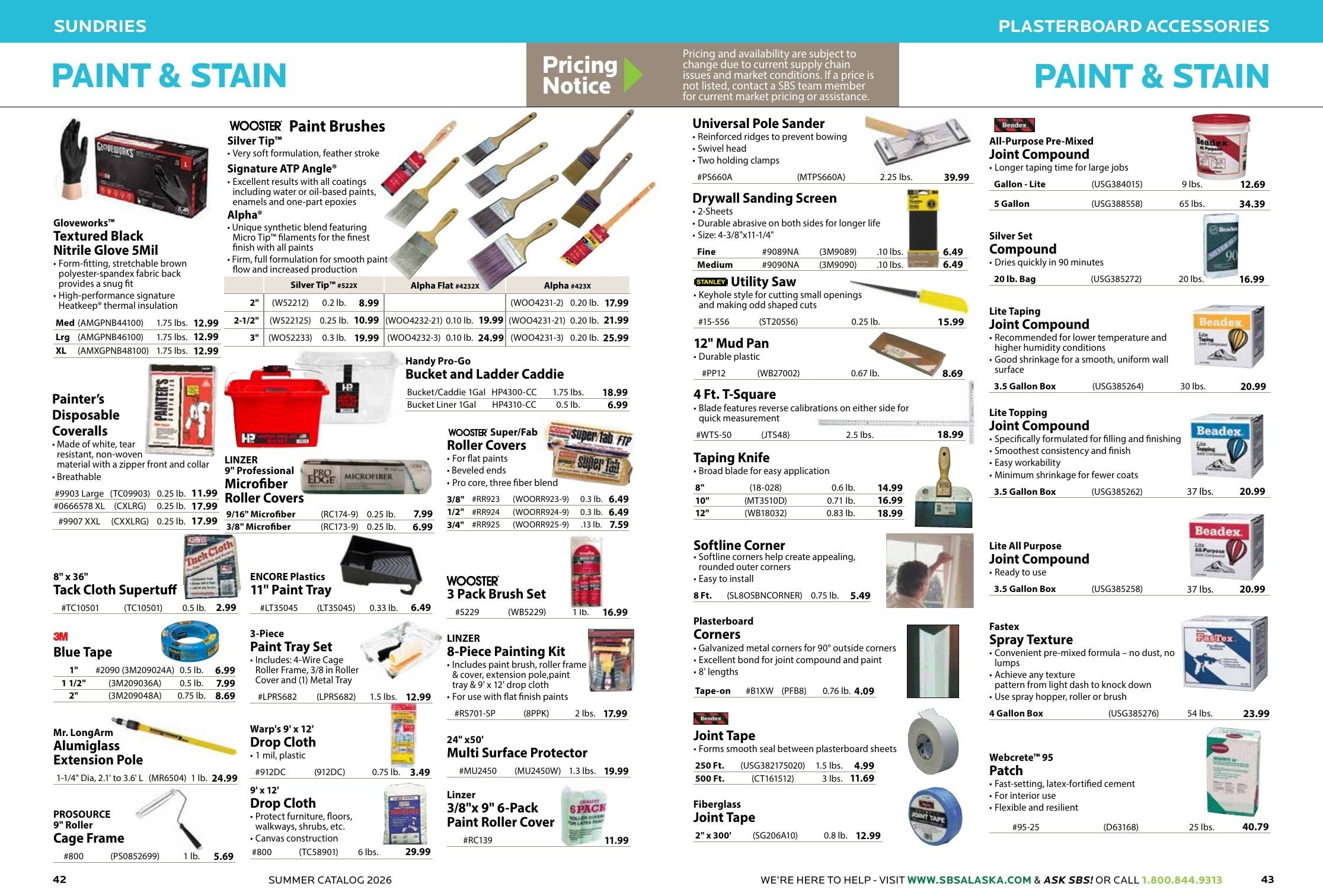 Spenard Builders Supply Summer Catalog Weekly Ad April 1 - September 30, 2026