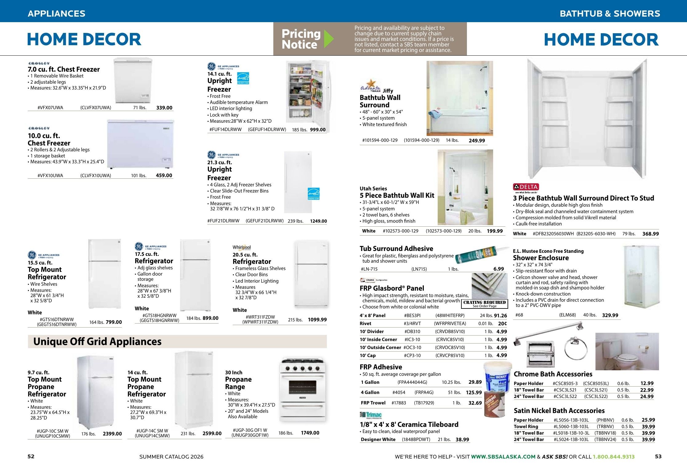 Spenard Builders Supply Summer Catalog Weekly Ad April 1 - September 30, 2026