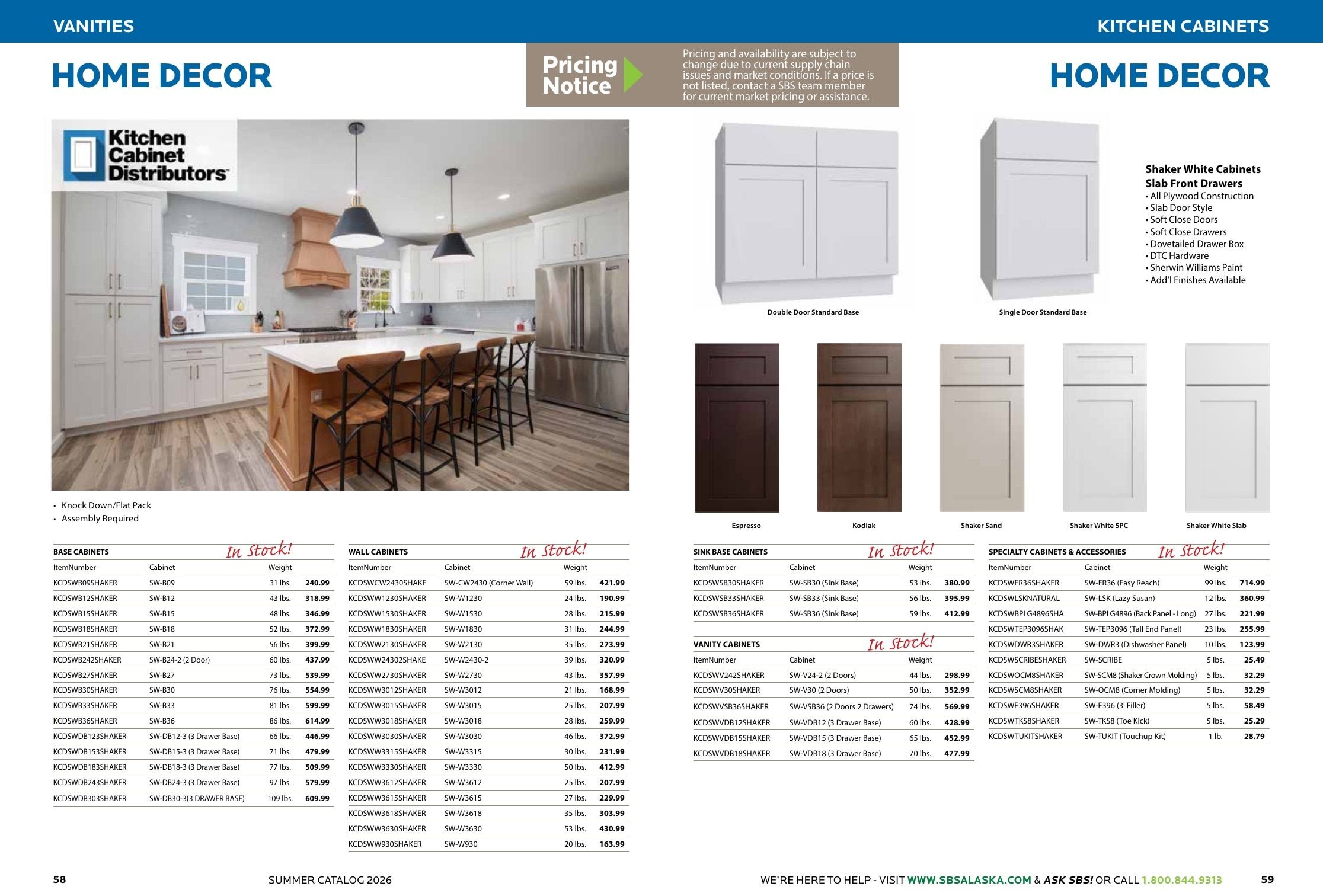 Spenard Builders Supply Summer Catalog Weekly Ad April 1 - September 30, 2026