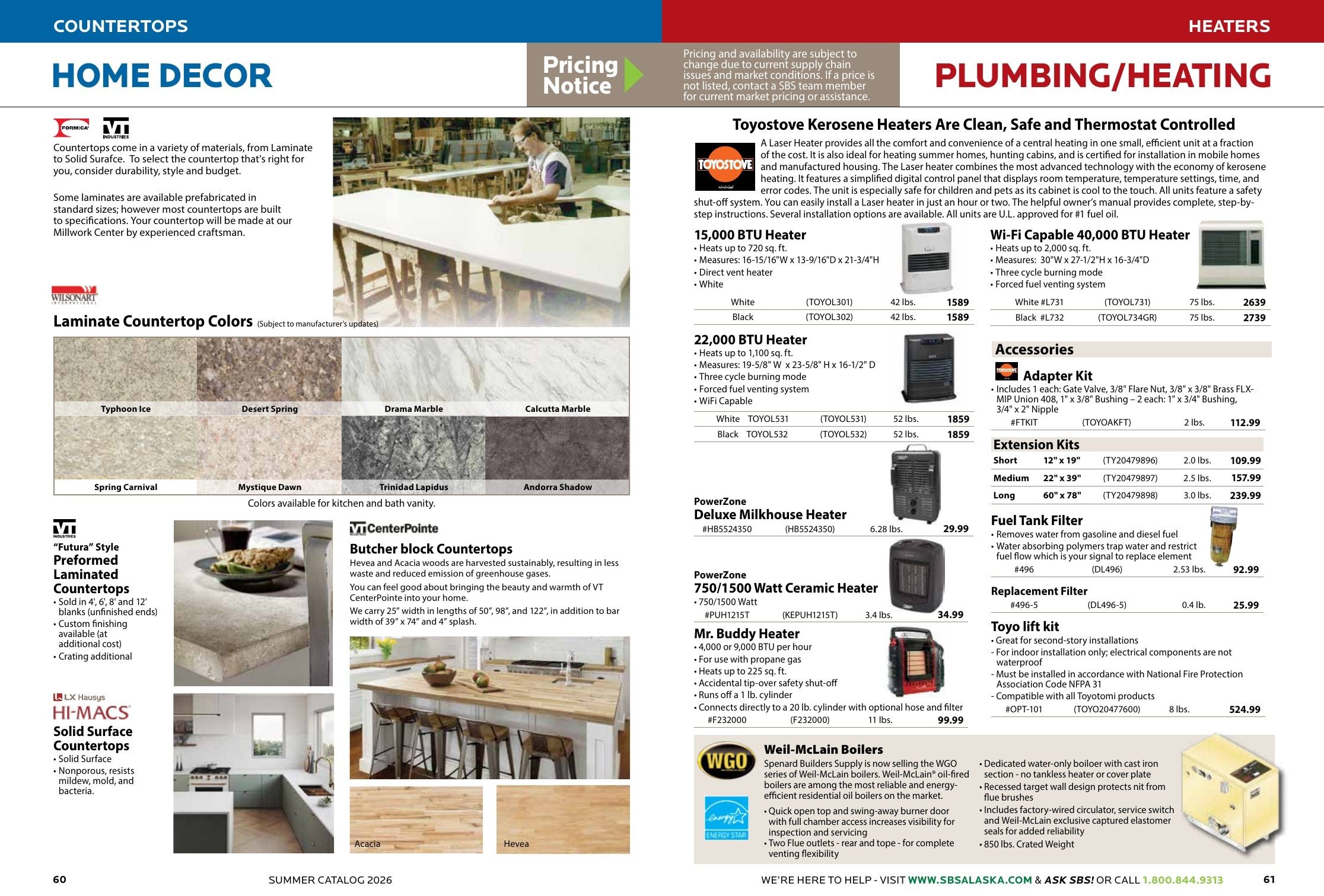 Spenard Builders Supply Summer Catalog Weekly Ad April 1 - September 30, 2026