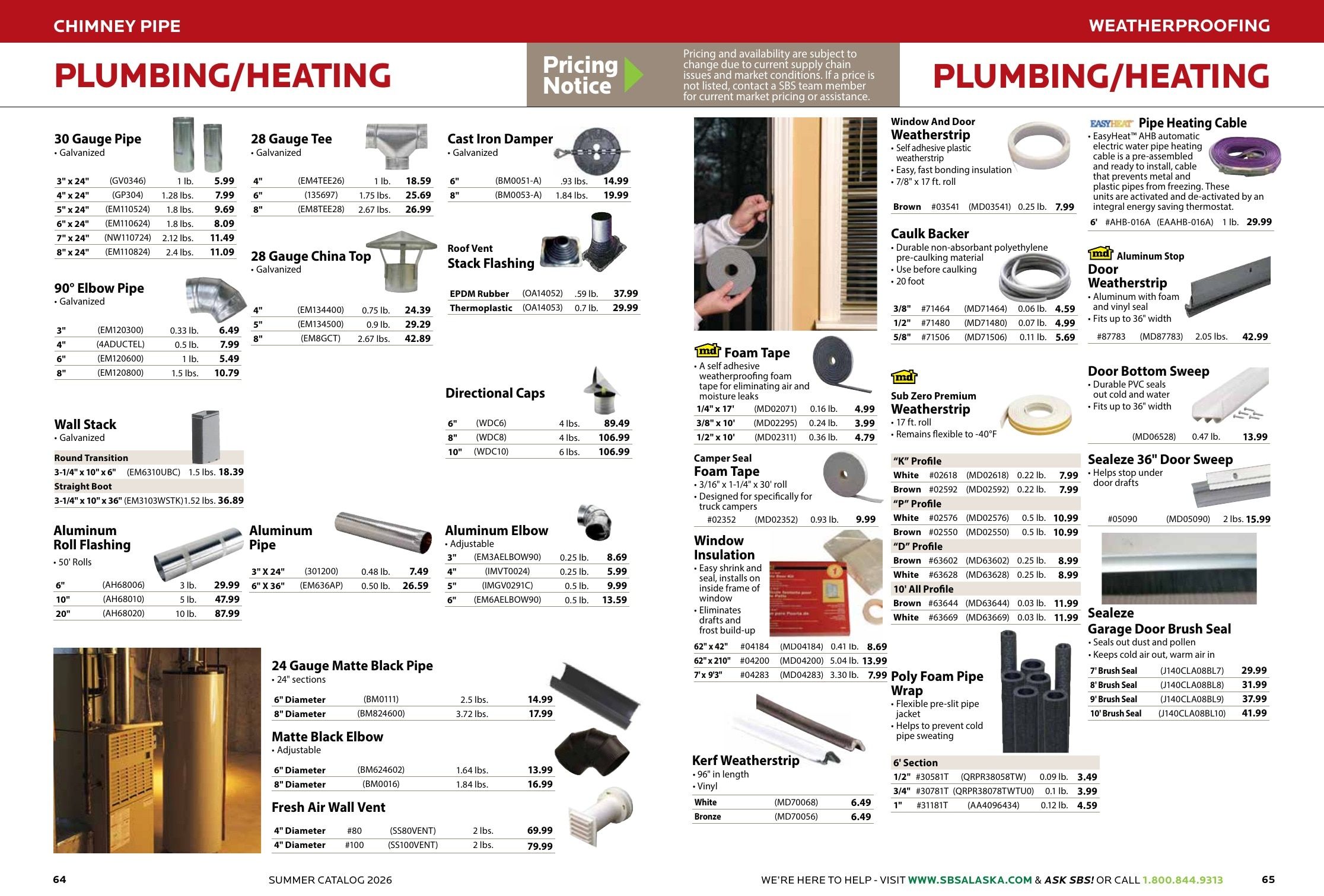 Spenard Builders Supply Summer Catalog Weekly Ad April 1 - September 30, 2026