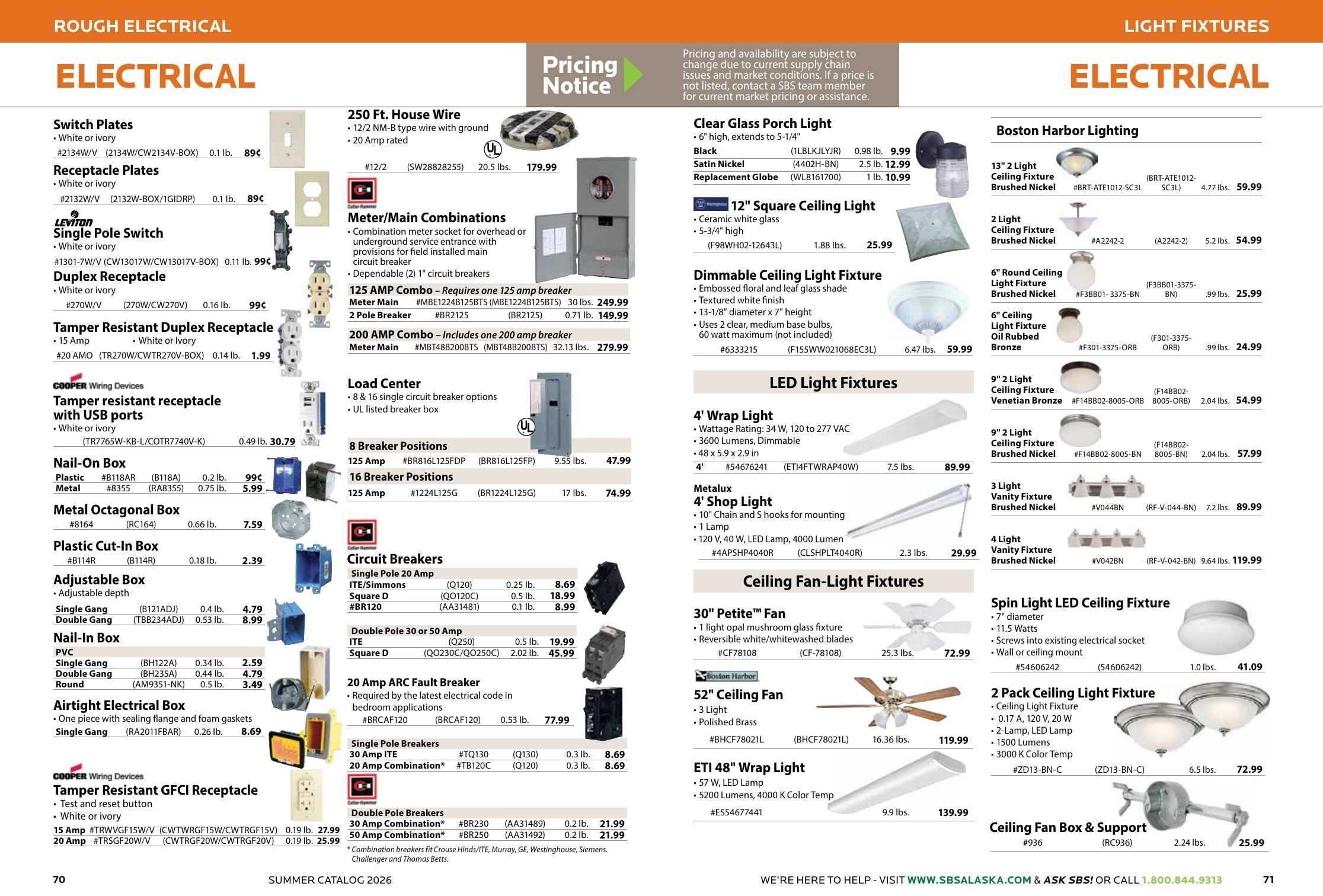 Spenard Builders Supply Summer Catalog Weekly Ad April 1 - September 30, 2026