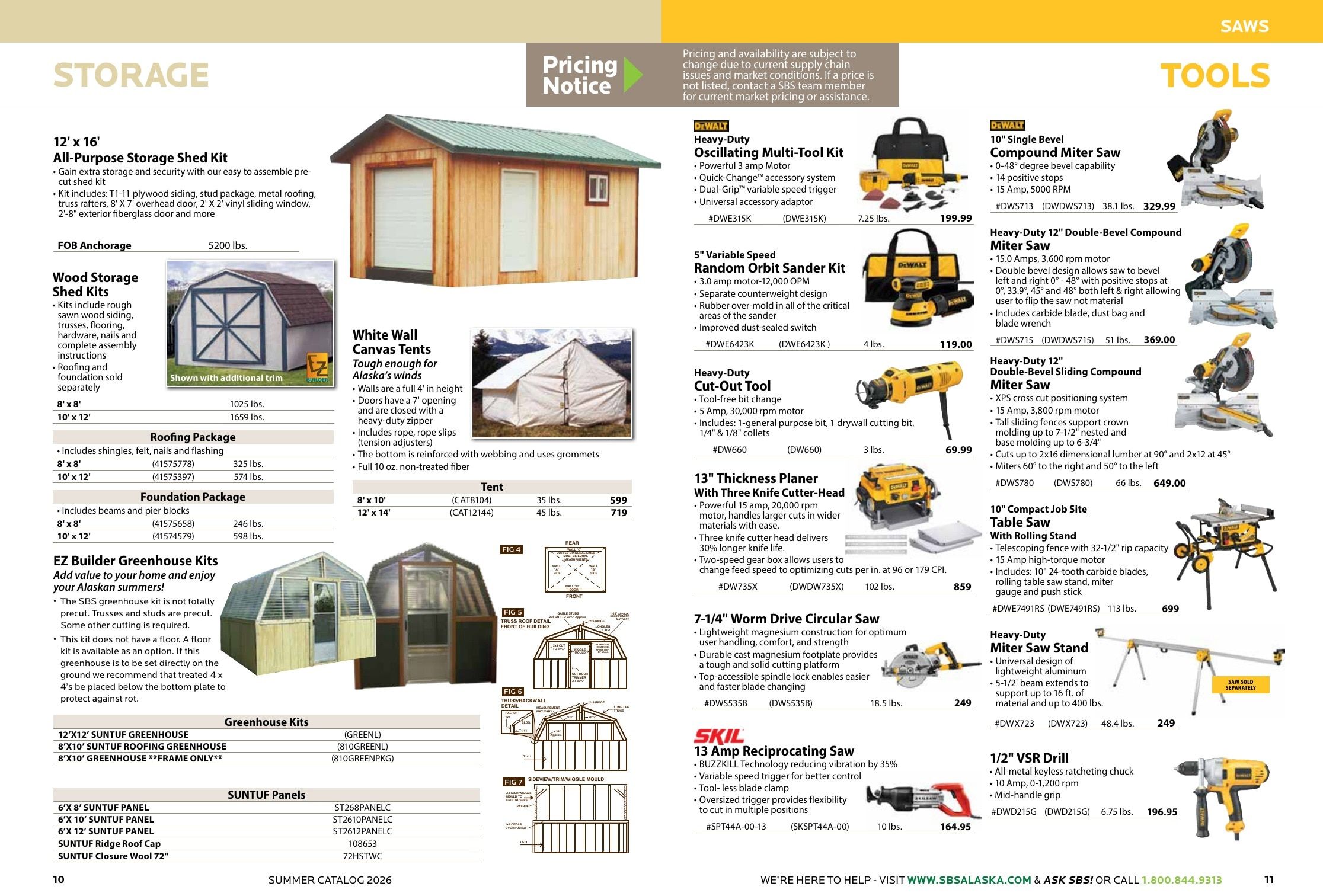 Spenard Builders Supply Summer Catalog Weekly Ad April 1 - September 30, 2026