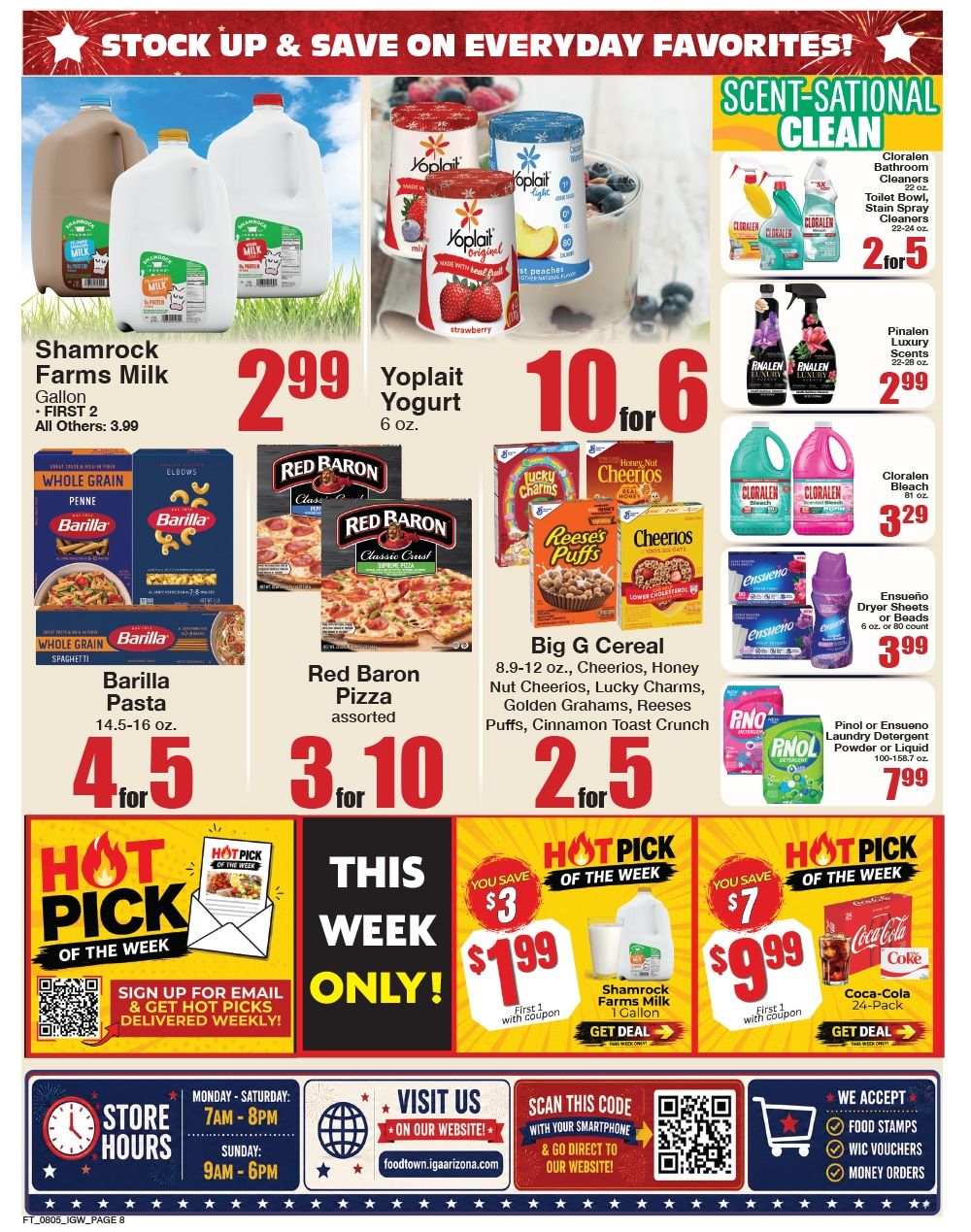 Food Town IGA Weekly Ad August 5 - 11, 2026
