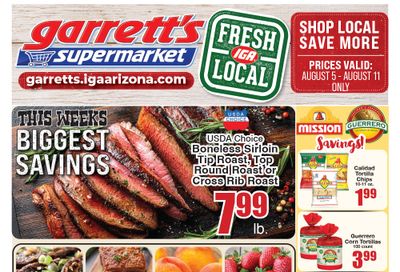 Garrett's IGA Weekly Ad August 5 - 11, 2026